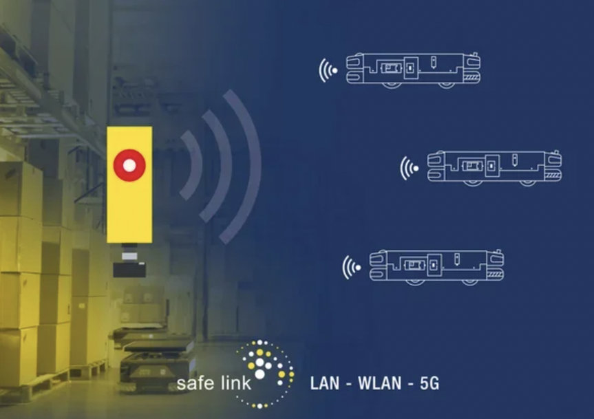 Bihl + Wiedemann: Safety-Lösung für AGVs – vielseitig, kostengünstig, sichere Kommunikation untereinander